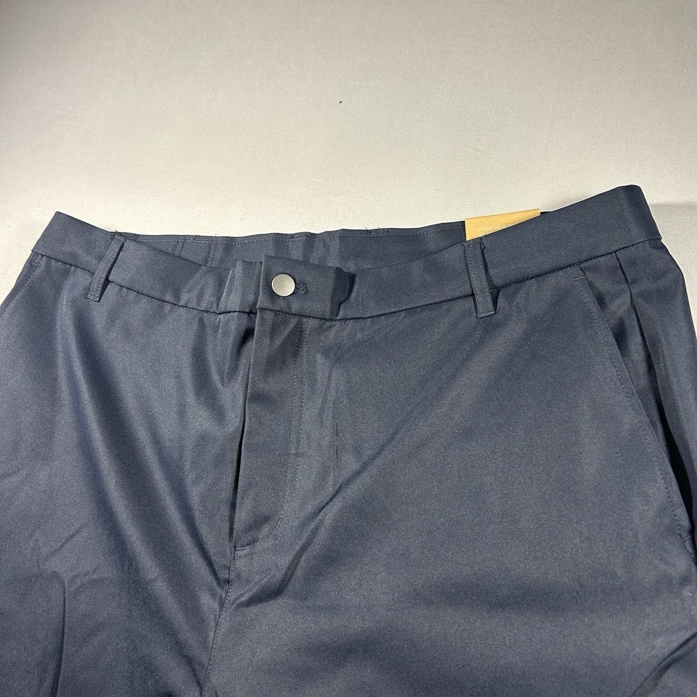 Wowie Pants Mens 36x32 Blue Stretch Chino Travel Tech Golf Performance Pants - Picture 2 of 12